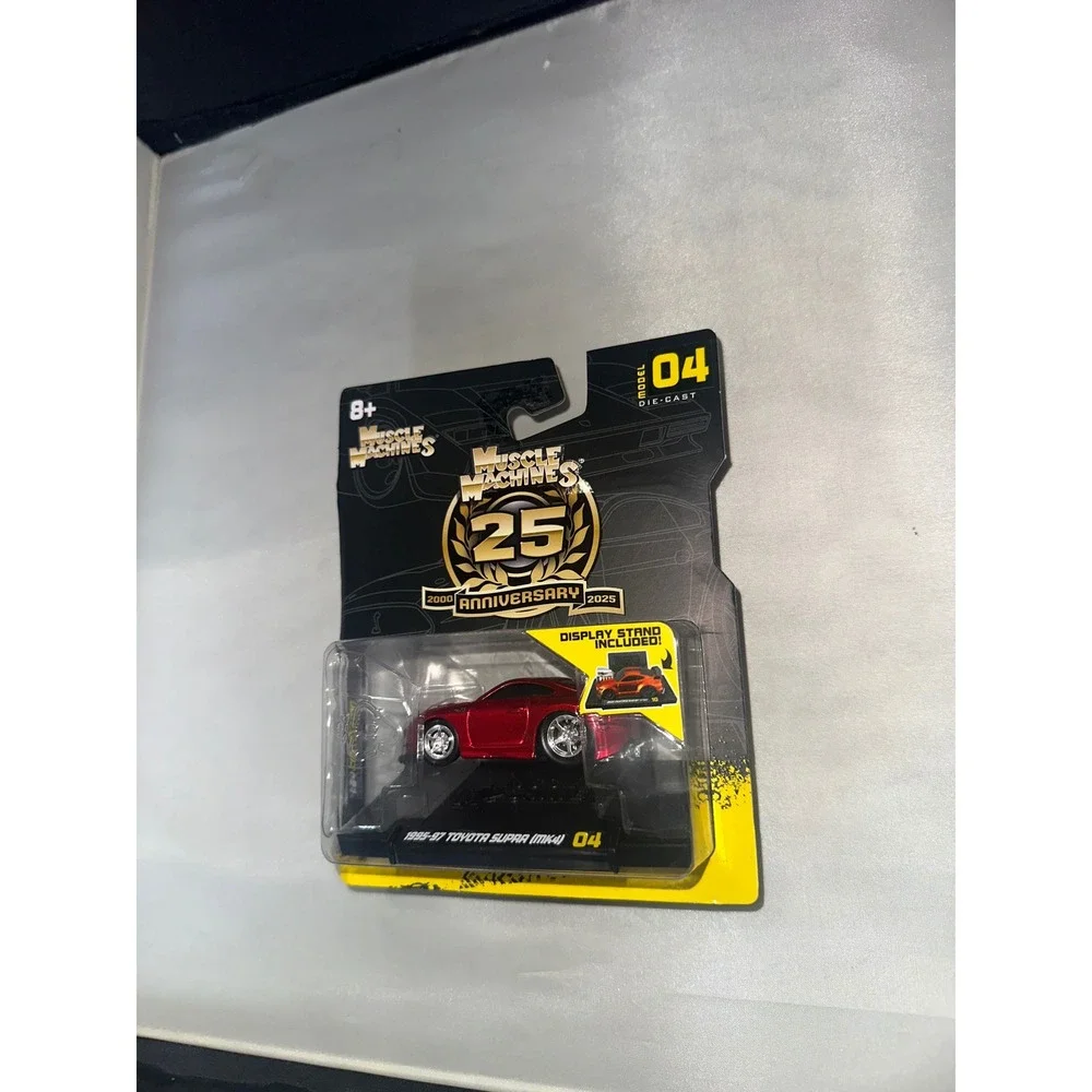 Muscle‎ Machines 25th Anniversary 1995-97 Toyota Supra MK4 Red 1:64 Die-Cast 04